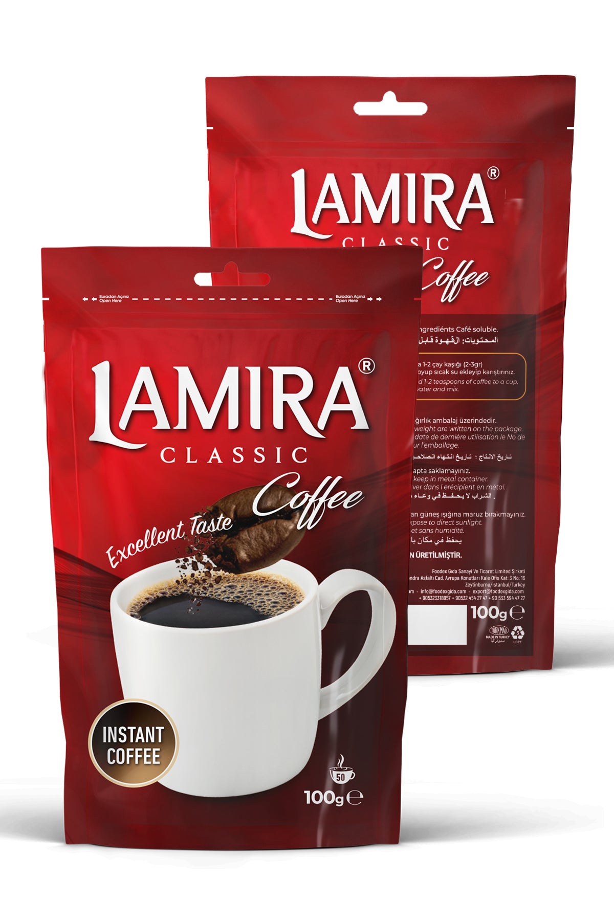 Lamira Classic Kahve Doypack 100G