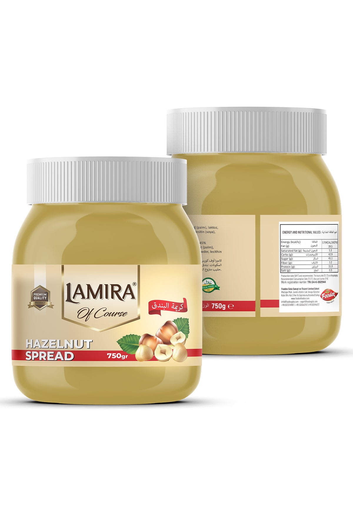 Lamira Of Course Fındık Kreması %45 Fındıklı 750G