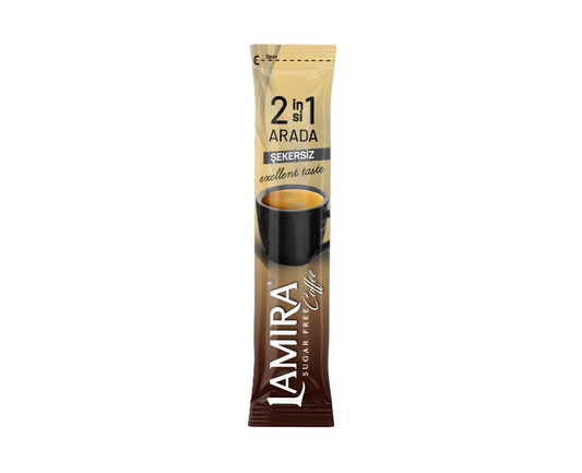 Lamira Kahve 2si1 Arada Şekersiz 12G*24lü (Poşet)