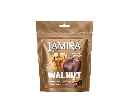 Lamira Sütlü Çikolata Kaplamalı Ceviz 70G